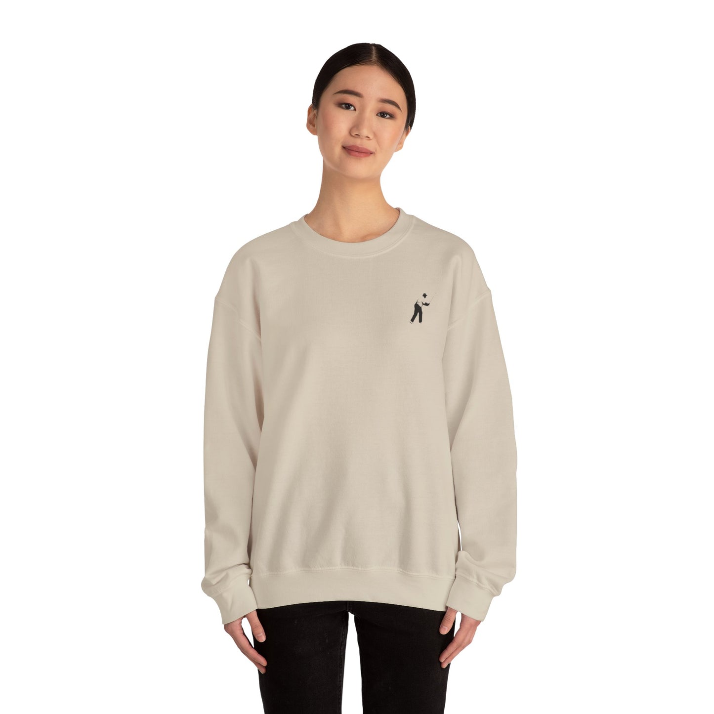 Minimalist Trump Golf Crewneck Sweatshirt